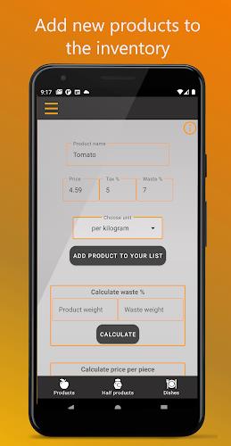 Food Cost Calculator應用截圖第2張