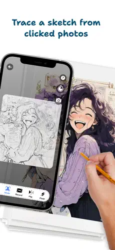 AR Draw Anime Trace Sketch AI Captura de tela 1