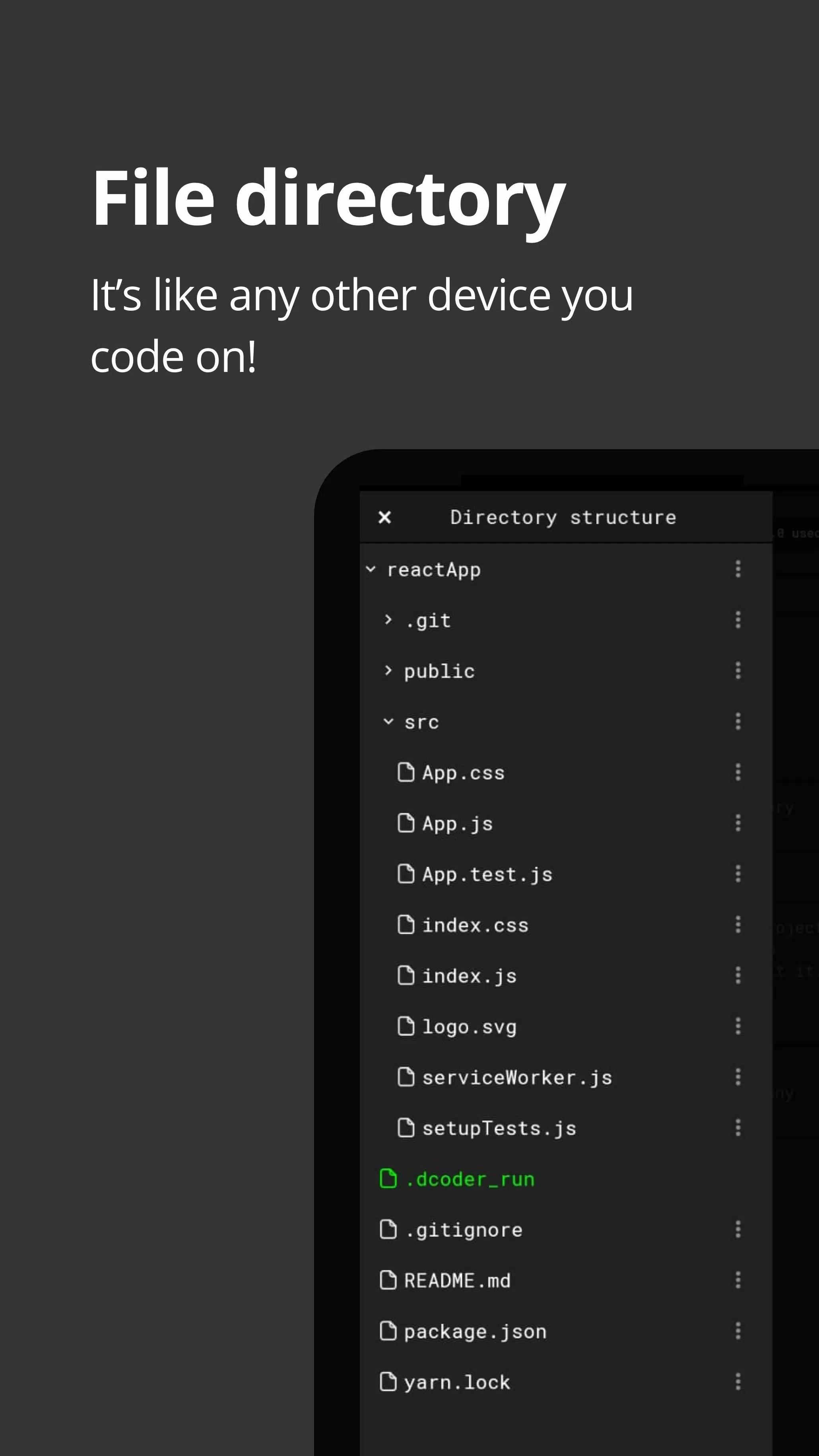 Dcoder, Compiler IDE :Code & P Tangkapan skrin 1