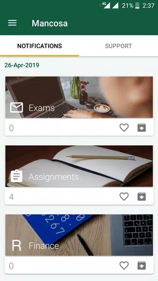 MANCOSA Student Comms Schermafbeelding 2
