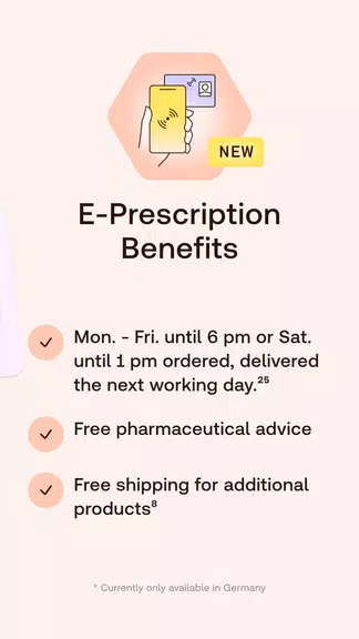 Schermata Redcare: Online Pharmacy 1