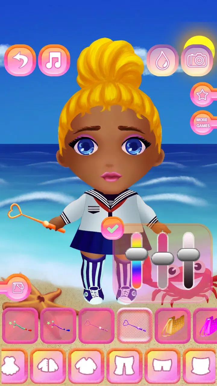 Süße Puppen Anziehen Spiele Screenshot 1