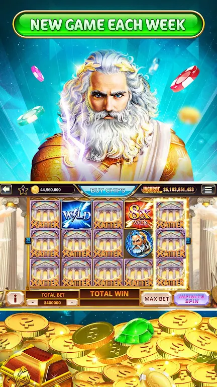 Lucky Vegas Casino: Slots Game Tangkapan skrin 1