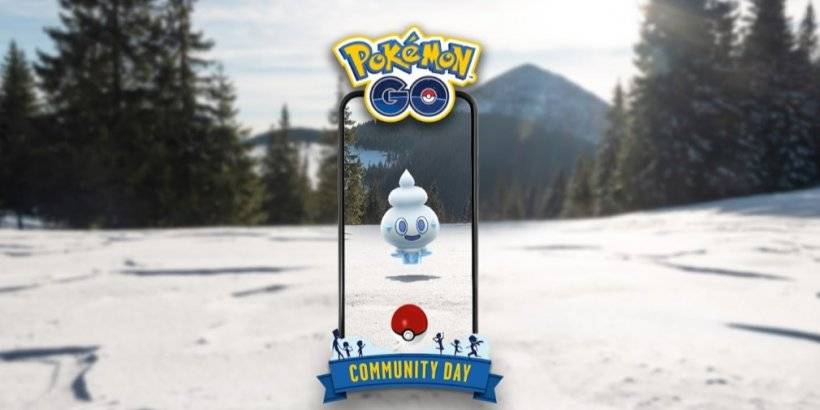 Vanillite met en vedette en avril 2025 Pokémon Go Day Community: Snowy Spring Fun
