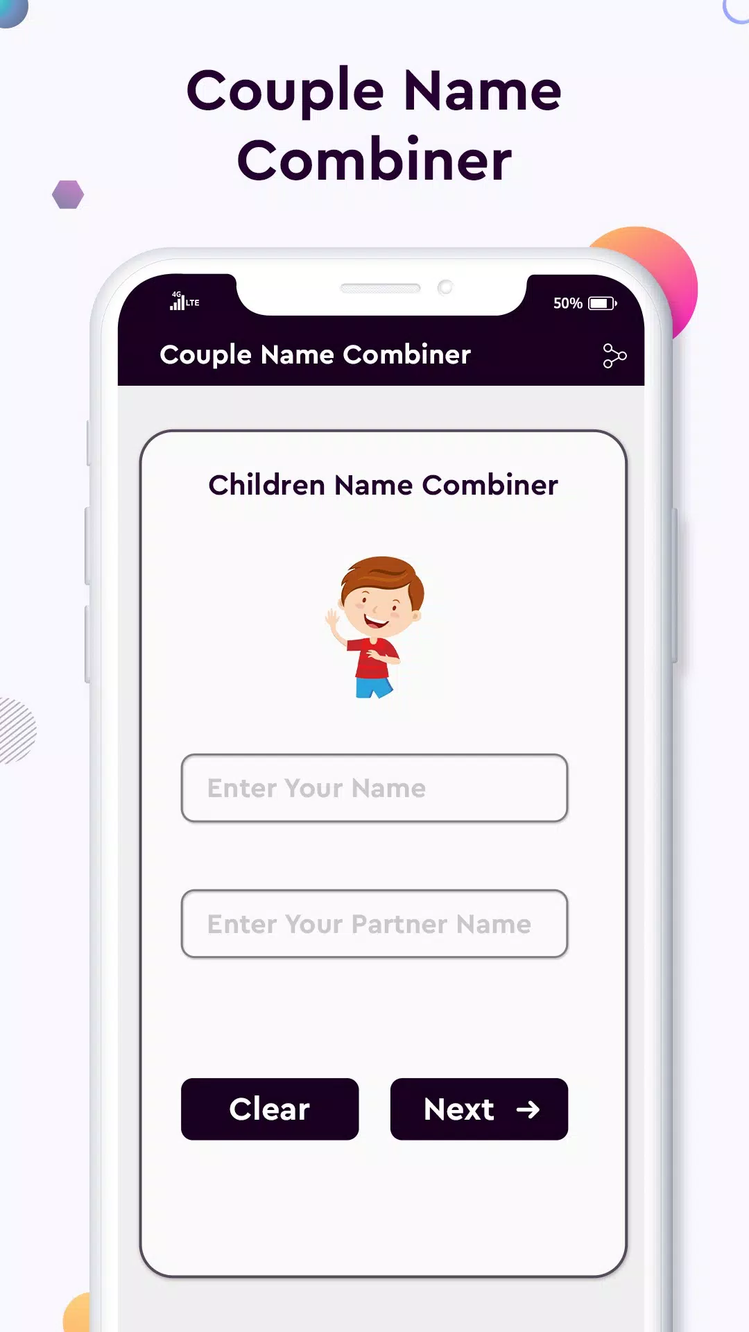 Baby name Couple Name Combiner Zrzut ekranu 2