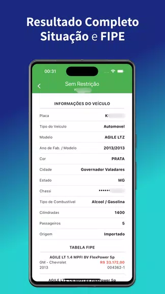 Consulta Placa Fipe e Multas Tangkapan skrin 1