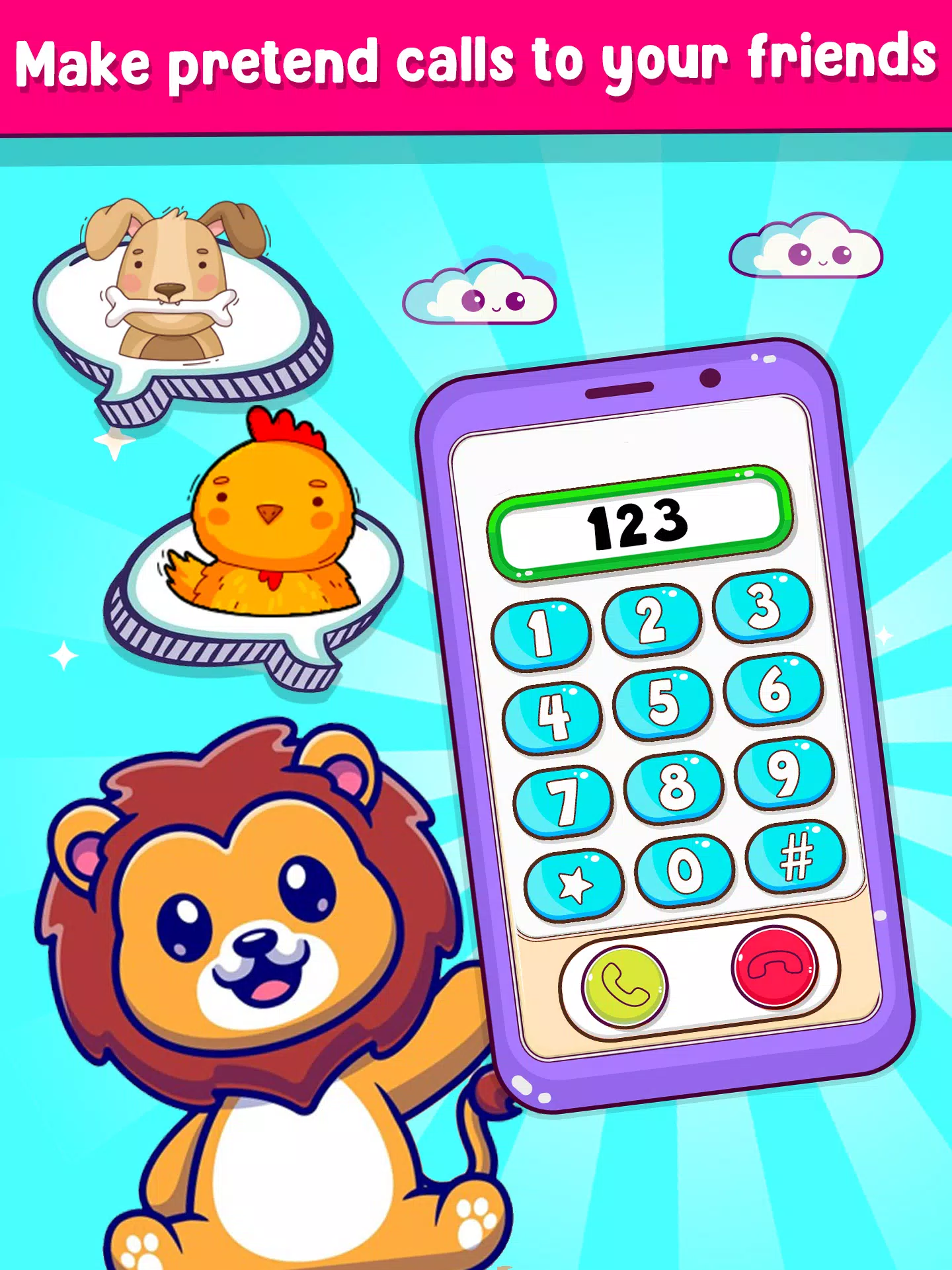 Musical Toy Phone Mobile Games应用截图第0张