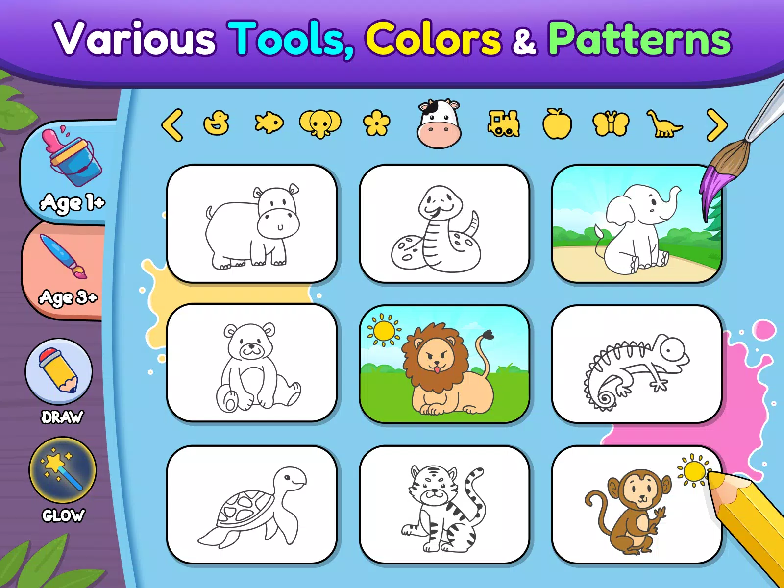 Coloring games for kids: 2-5 y應用截圖第3張