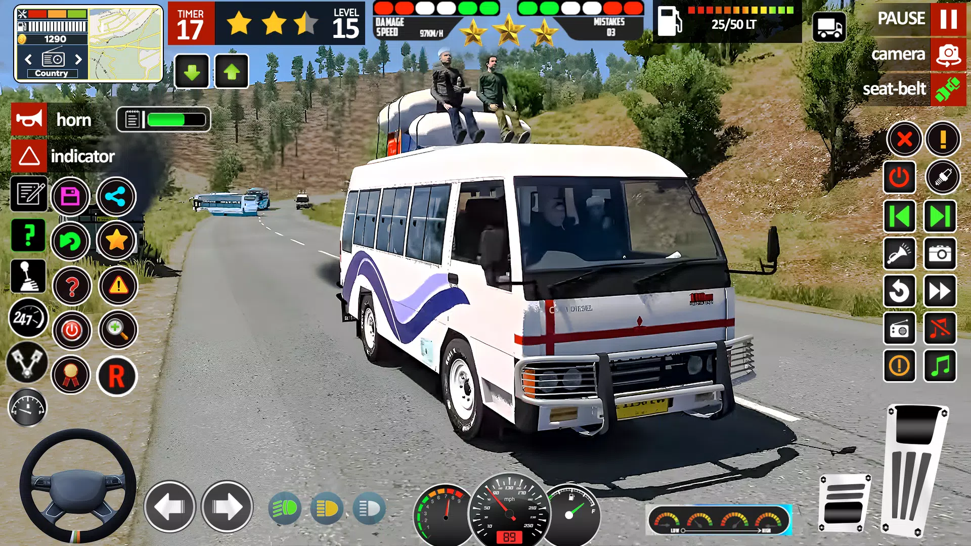 Mini Bus Game: Bus Driving 3D ภาพหน้าจอ 1