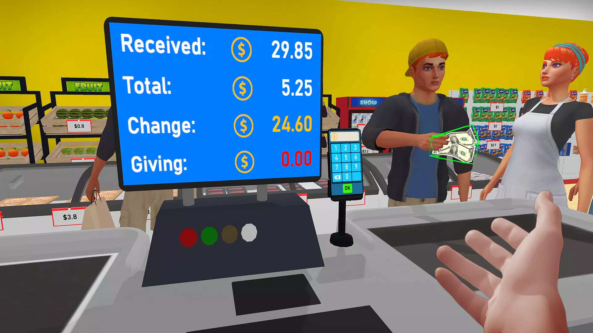 Supermarket 3D Simulation Game Captura de tela 3