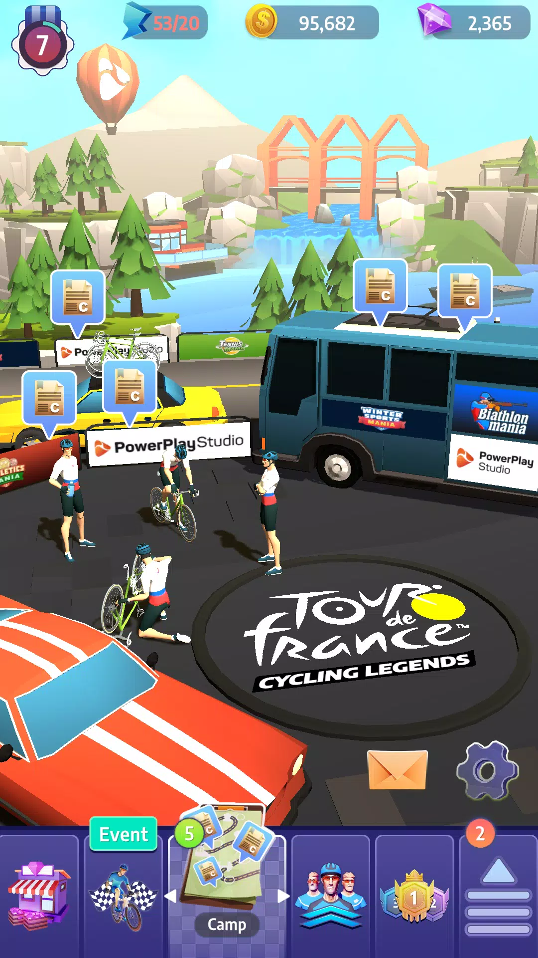 Tour de France Cycling Legends應用截圖第0張