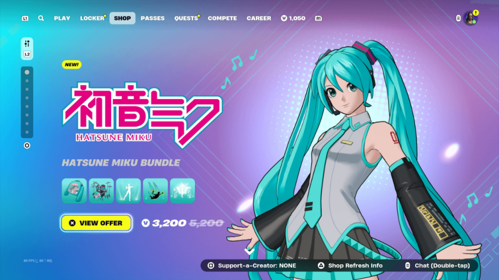 Hatsune Miku Fortnite Items