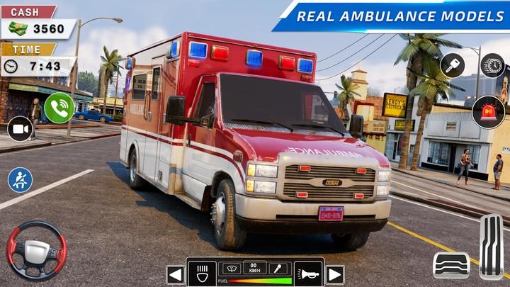 Rescue Ambulance American 3D應用截圖第3張
