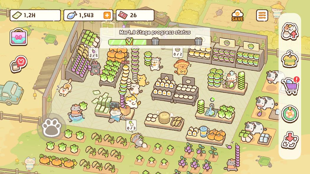 Cat Mart: Cute Grocery Shop Mod應用截圖第3張