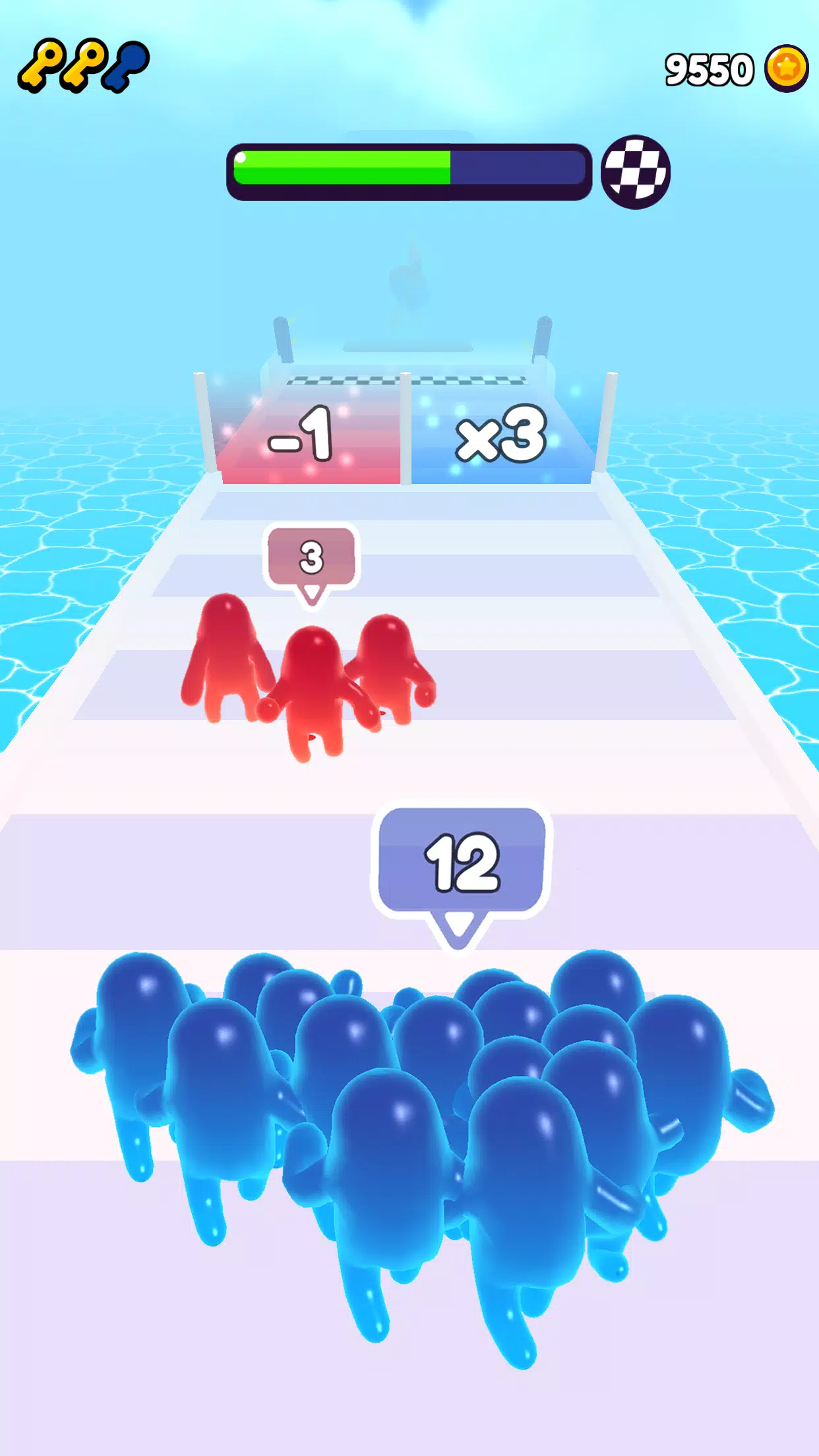 Join Blob Clash 3D: 赛跑游戏应用截图第2张