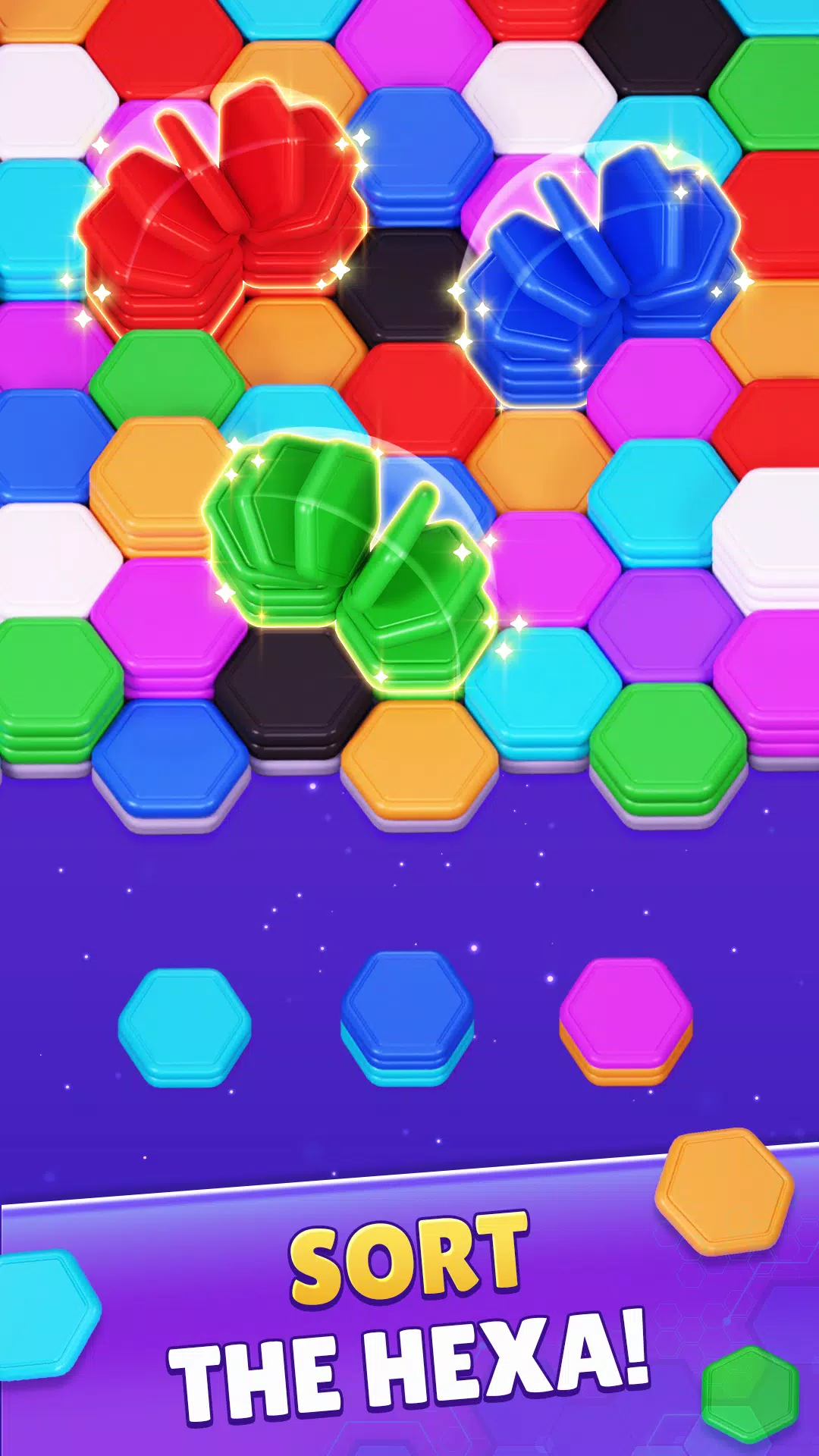 Color Hexa Sort Puzzle Game স্ক্রিনশট 1