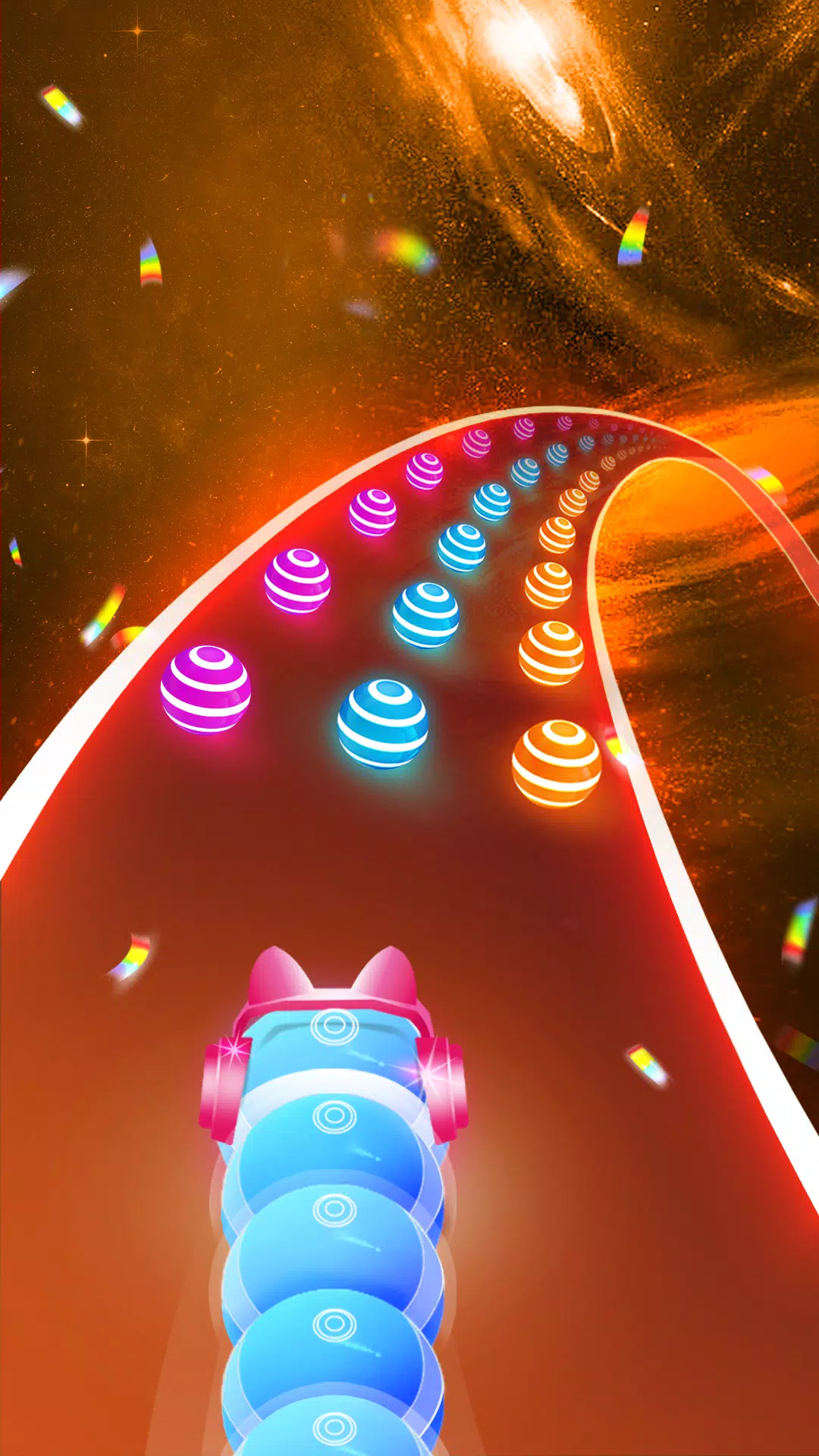 Dancing Snake: Colorful Balls Zrzut ekranu 2