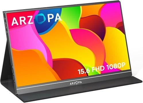 節省40％的Arzopa USB便攜式監視器（Nintendo Switch和Steam Deck兼容）