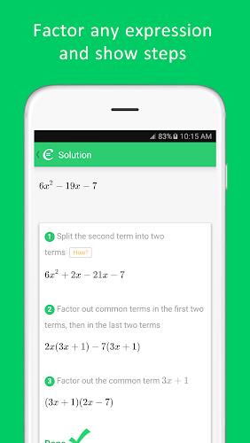 Cymath -  數學問題求解器應用截圖第3張