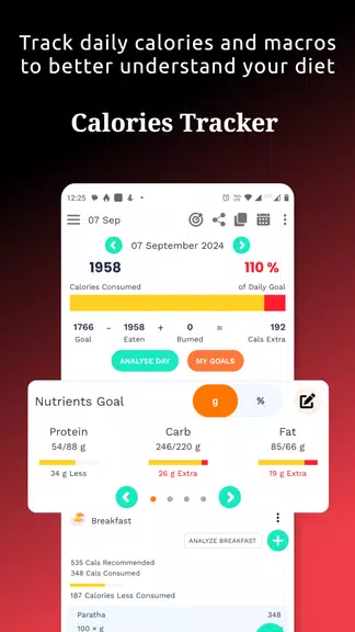 Food Tracker & Calorie Counter應用截圖第0張