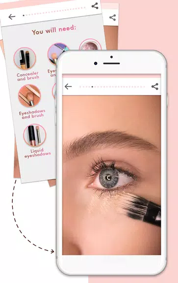 Makeup Tutorial step by step Zrzut ekranu 1
