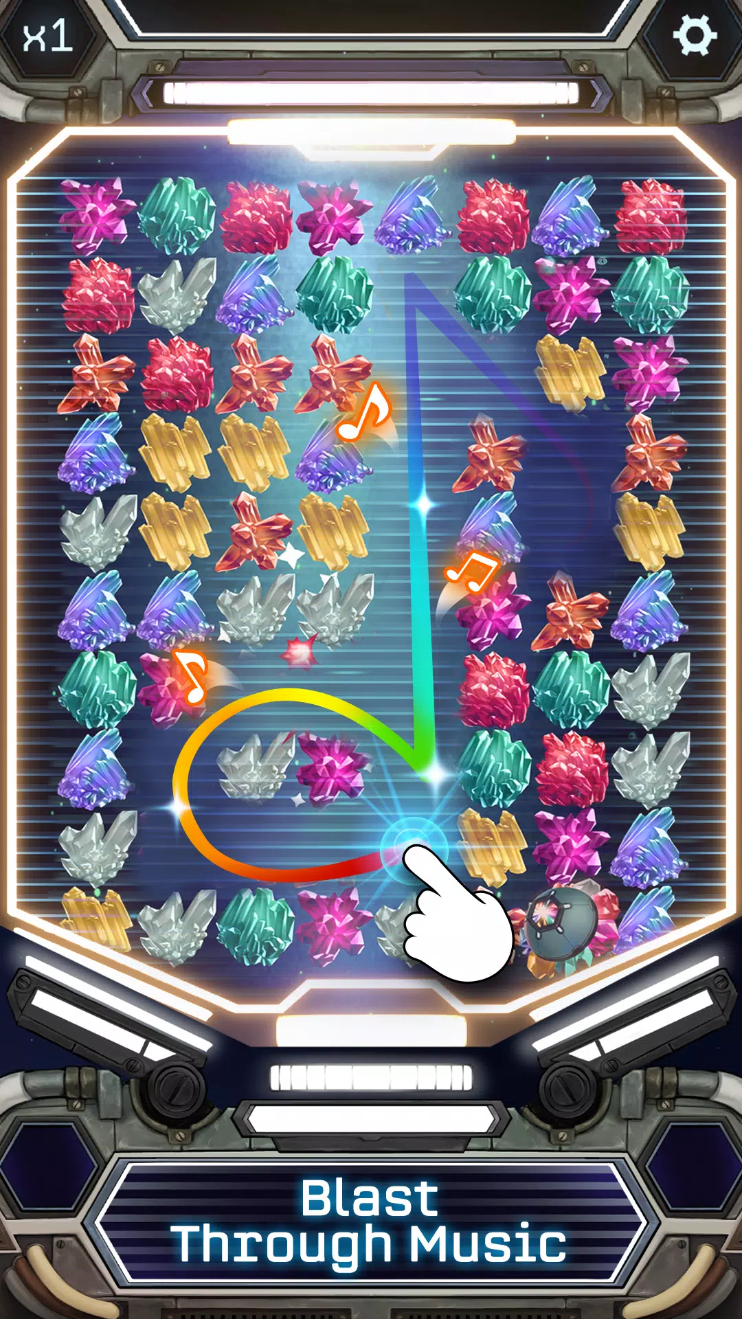 Melody Match: Galaxy Puzzle 스크린샷 1