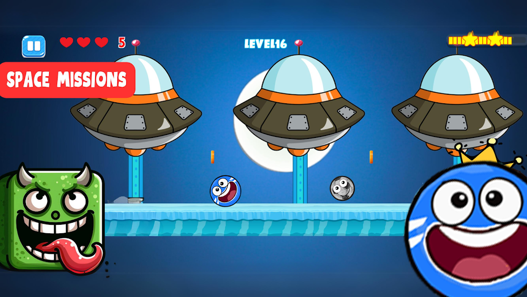Ball V - Red Bounce Ball 5 Mod スクリーンショット 1