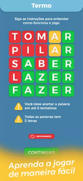Termo Jogo de Palavras Schermafbeelding 2
