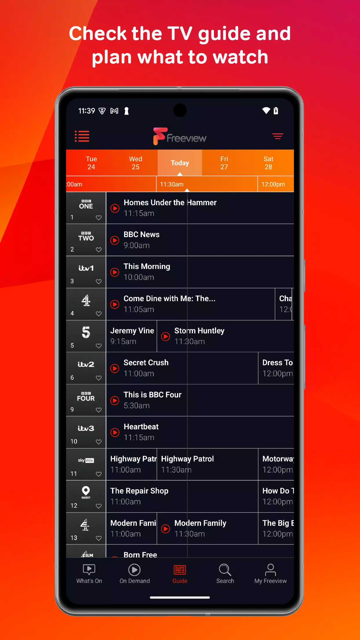 Freeview Ảnh chụp màn hình 2