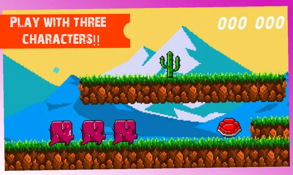 Turbo Pig platformer pixel art スクリーンショット 1