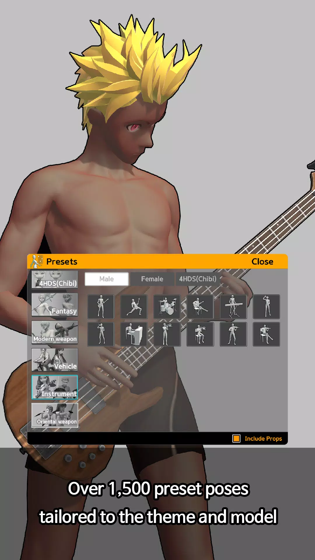 Easy Pose - 3D pose making app स्क्रीनशॉट 3