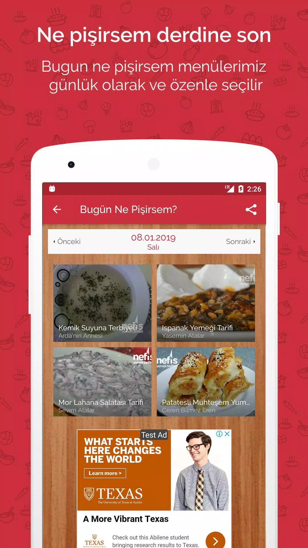 Nefis Yemek Tarifleri Capture d'écran 2