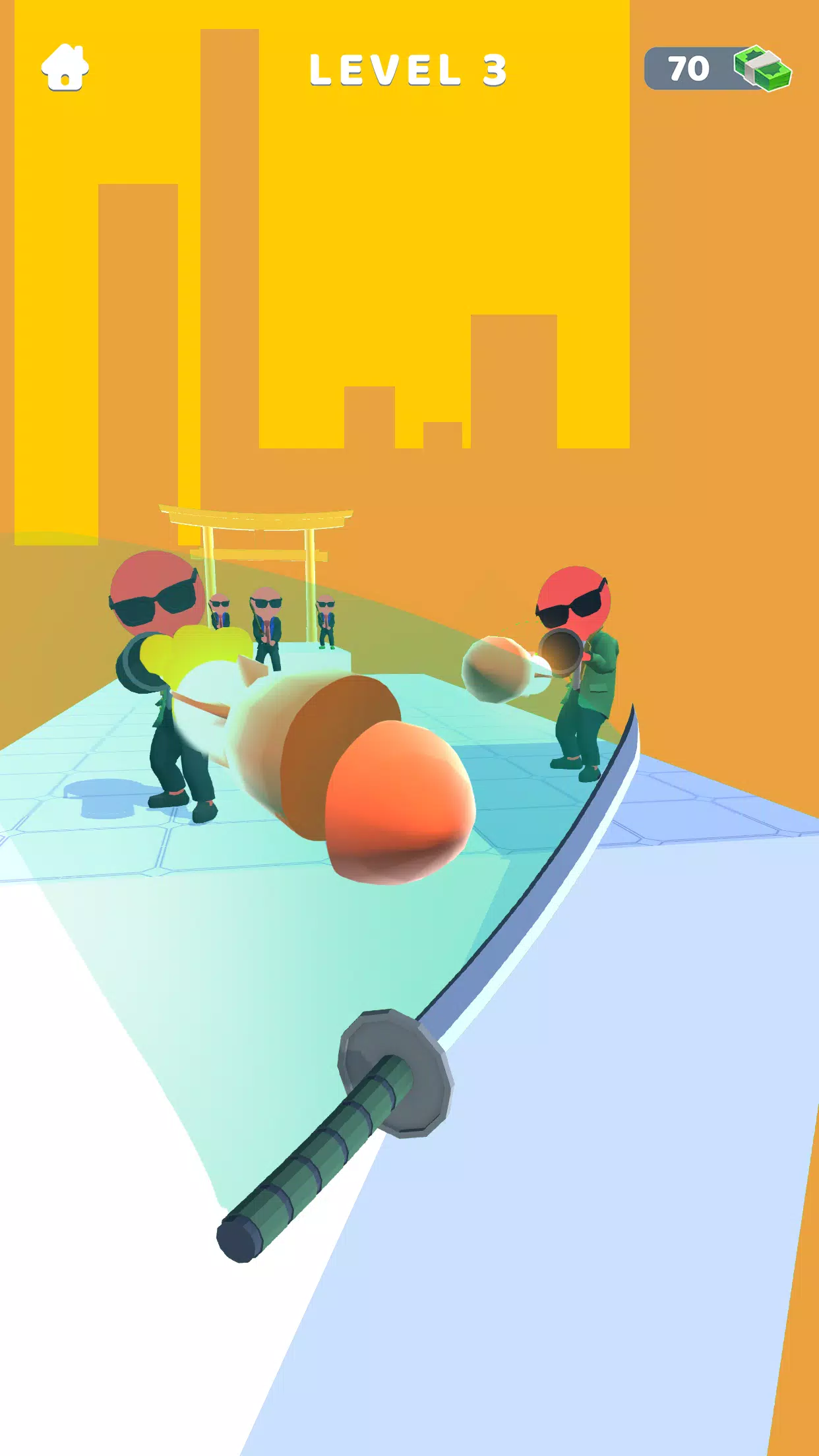 Sword Play! Ninja Slice Runner Ảnh chụp màn hình 2