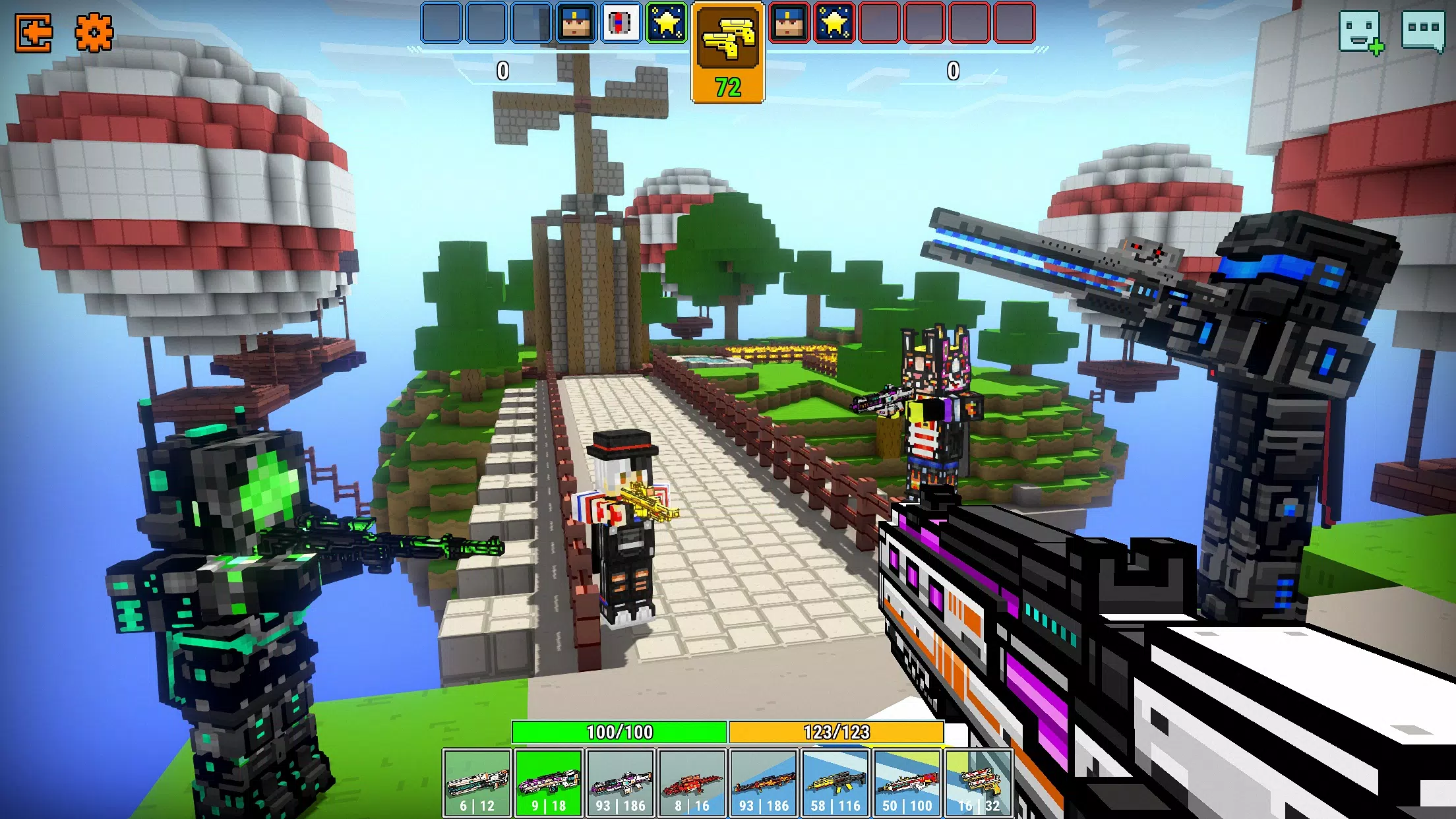 Cops N Robbers:Pixel Craft Gun Captura de pantalla 3