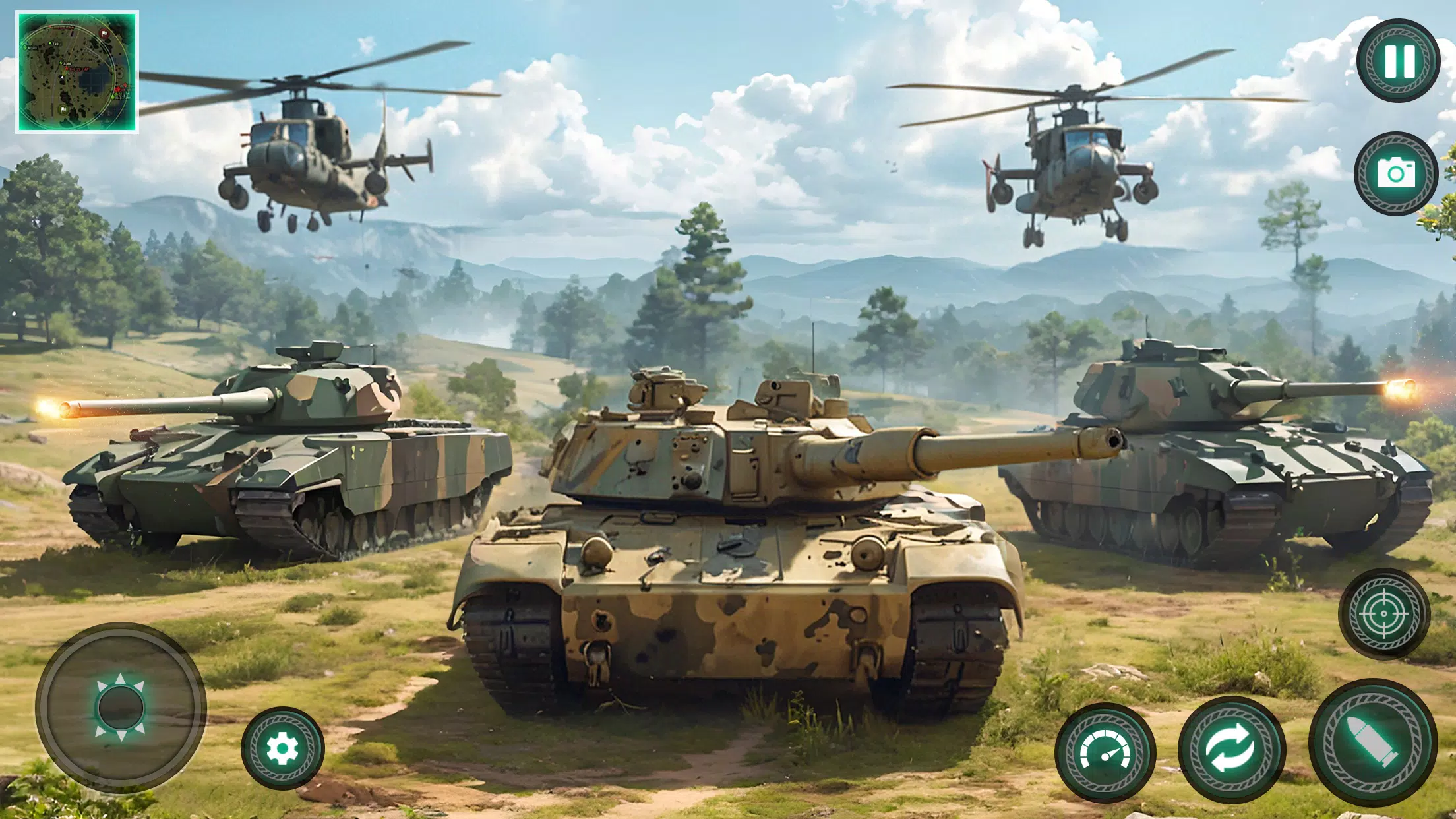 Military Tank War Machine Sim Captura de pantalla 3