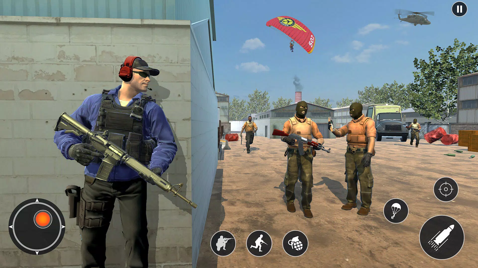Last Commando Gun Game Offline स्क्रीनशॉट 1