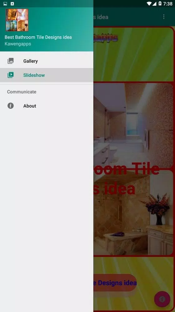 Best Bathroom Tile Designs ide ဖန်သားပြင်ဓာတ်ပုံ 1