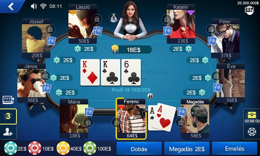 Póker Magyarország Capture d'écran 1
