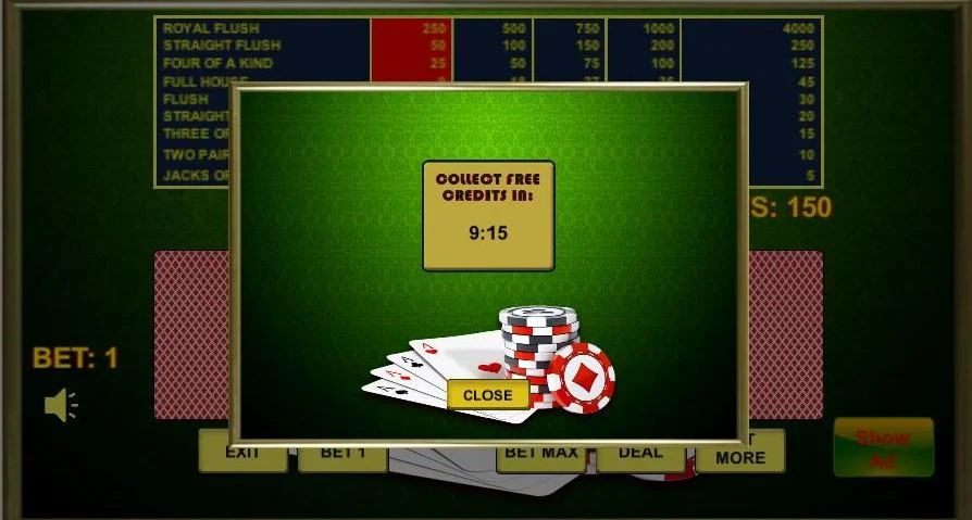 Poker Aces Скриншот 2
