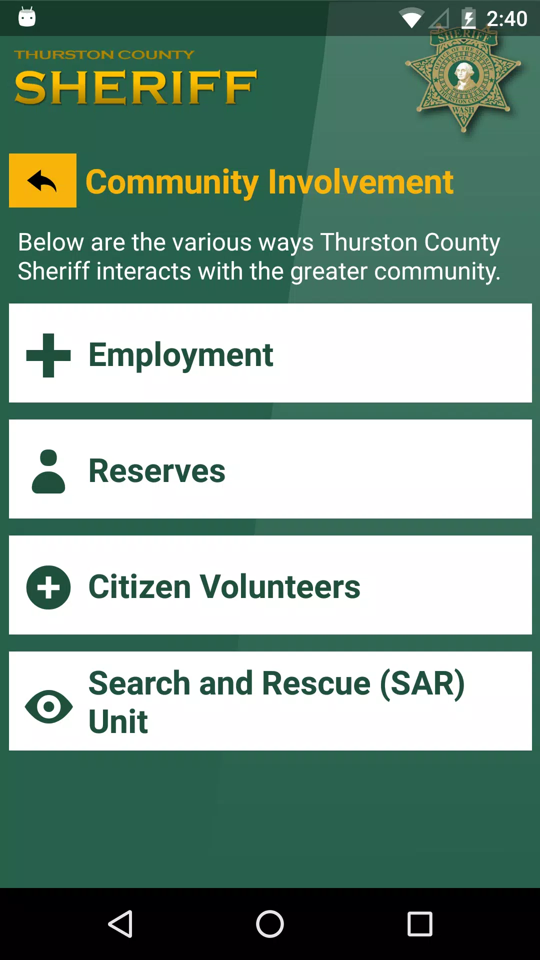 Thurston County Sheriff ภาพหน้าจอ 3