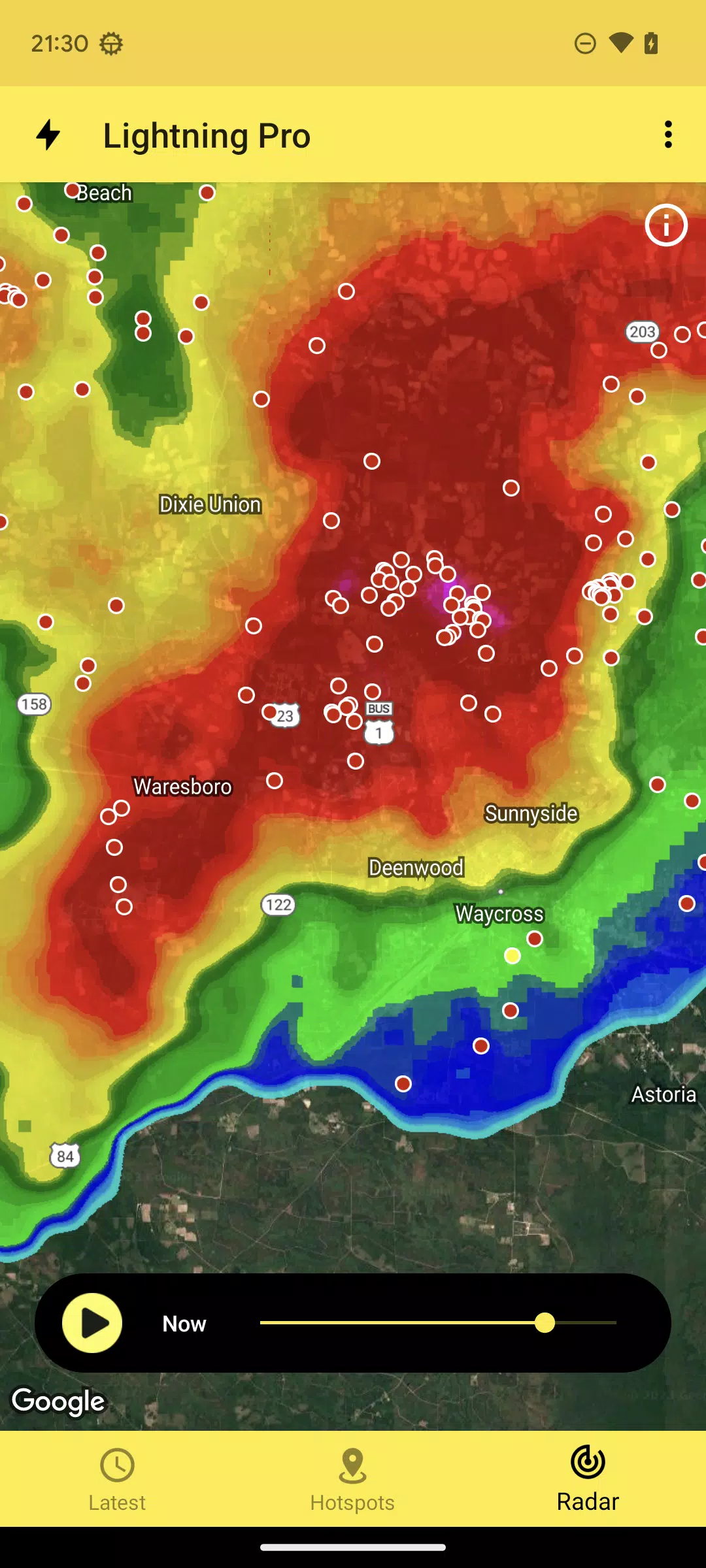 My Lightning Tracker Schermafbeelding 1