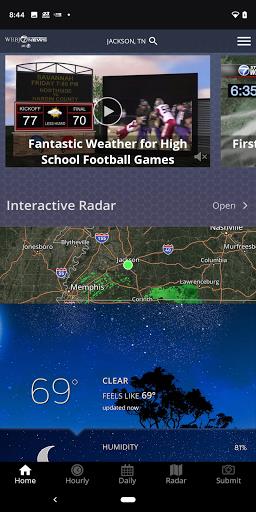 Schermata WBBJ Weather 0