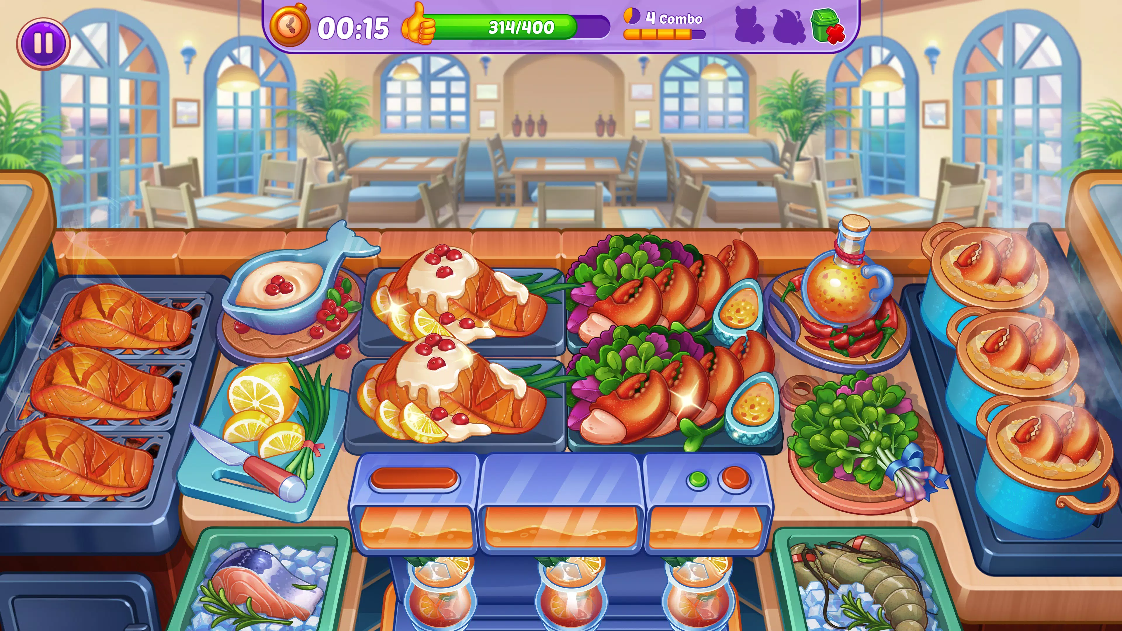 Cooking Crush - 餐廳烹飪遊戲應用截圖第1張