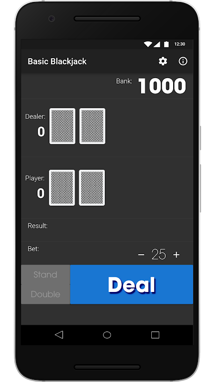 Schermata Basic Blackjack 0