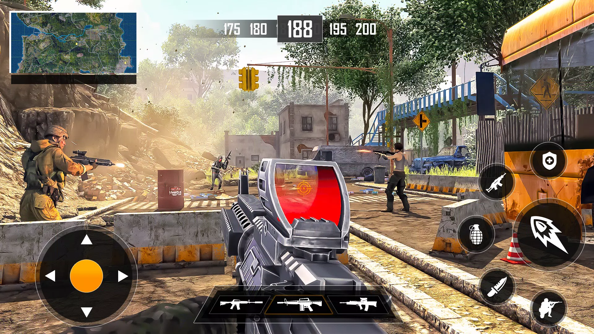 FPS Commando Mission- War Game ภาพหน้าจอ 2