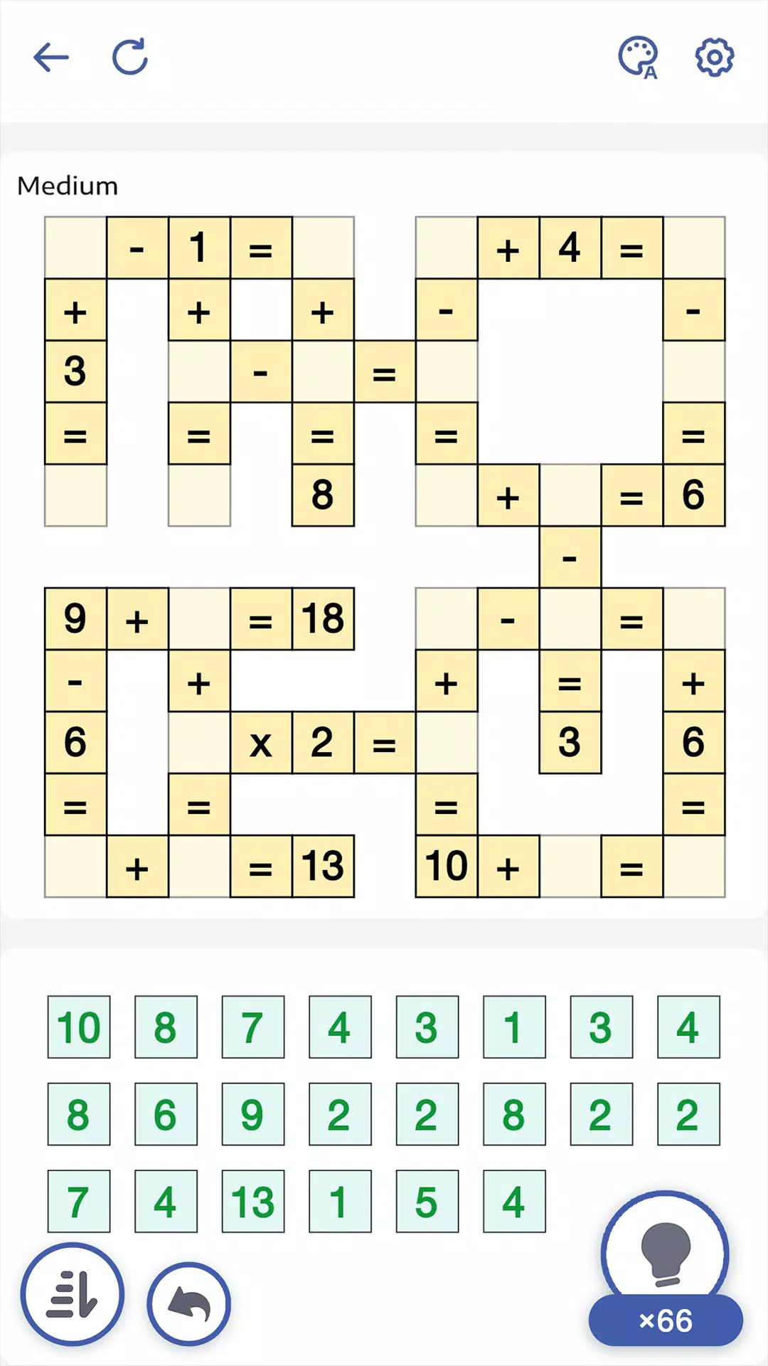 Crossmath - Math Puzzle Games Скриншот 2