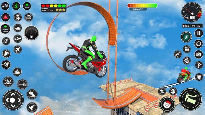 Superhero Bike Mega Ramp Games應用截圖第2張