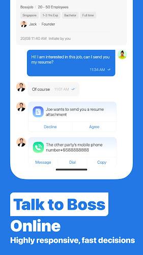 Bossjob: Chat & Job Search應用截圖第3張