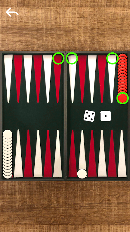 Narde Backgammon Captura de pantalla 1