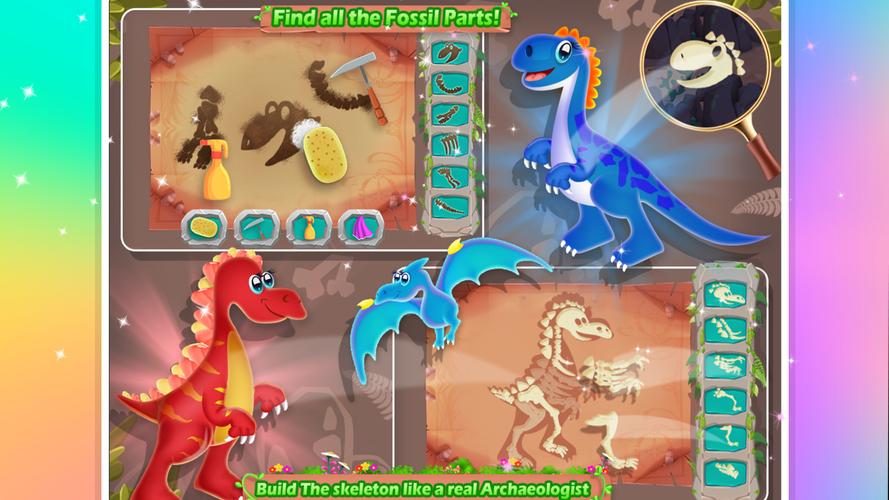 Dino care game スクリーンショット 1